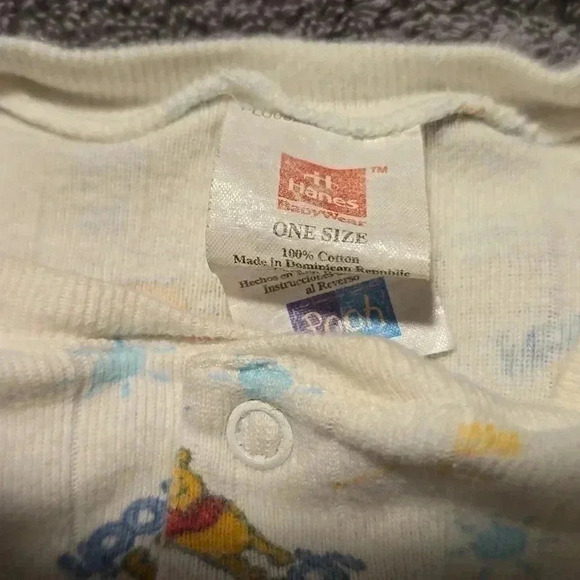 ​Vintage Hanes Disney Winnie the Pooh Sleepgown - 100% Cotton - One Size - Picture 3 of 4